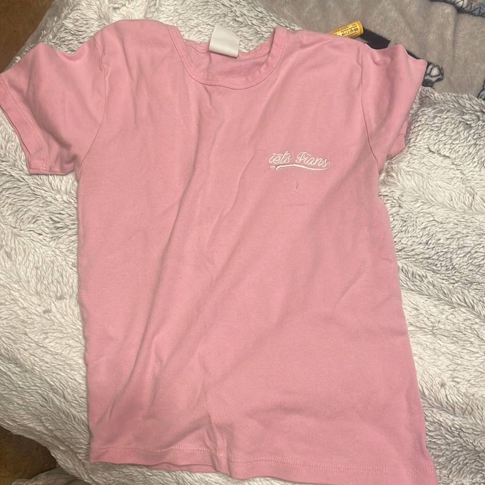 pink baby tee from urban outfitters size small